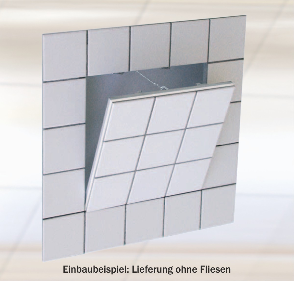System F3 Trappe de visite Alu pour carrelage